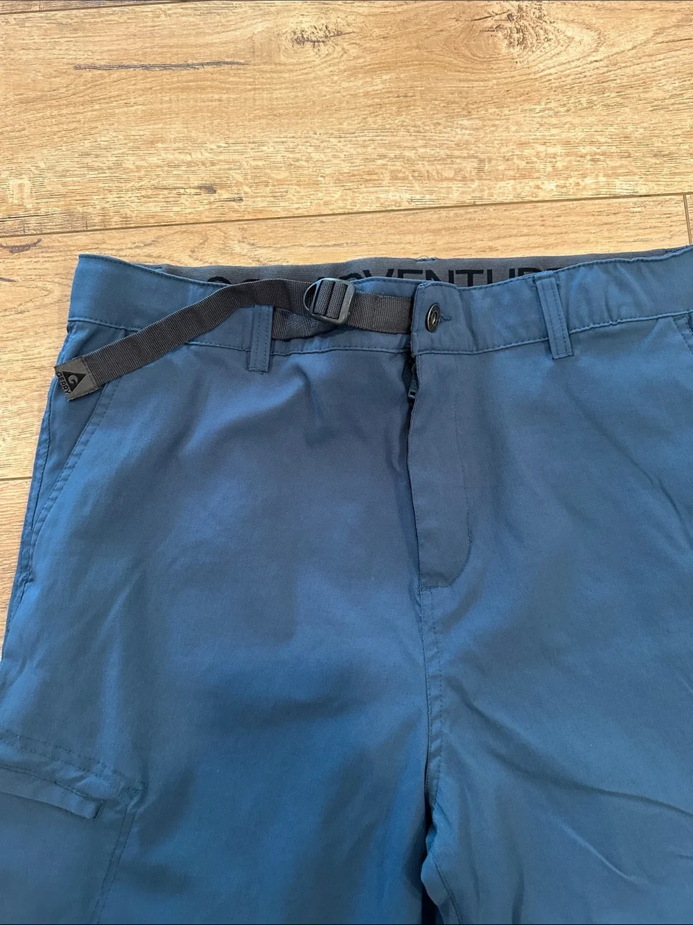 Gerry Men's Casual Pants with Built-In Belt